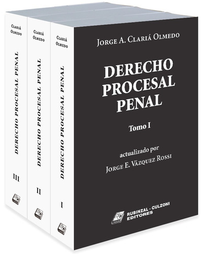 DERECHO PROCESAL PENAL 3 TOMOS El Jurista Ediciones Jurídicas