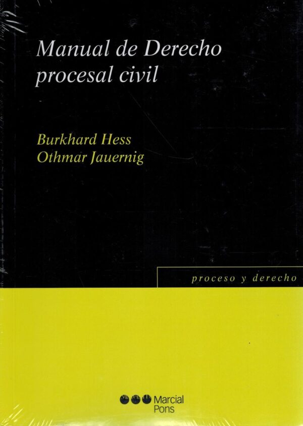 MANUAL DE DERECHO PROCESAL CIVIL – El Jurista :: Ediciones Jurídicas