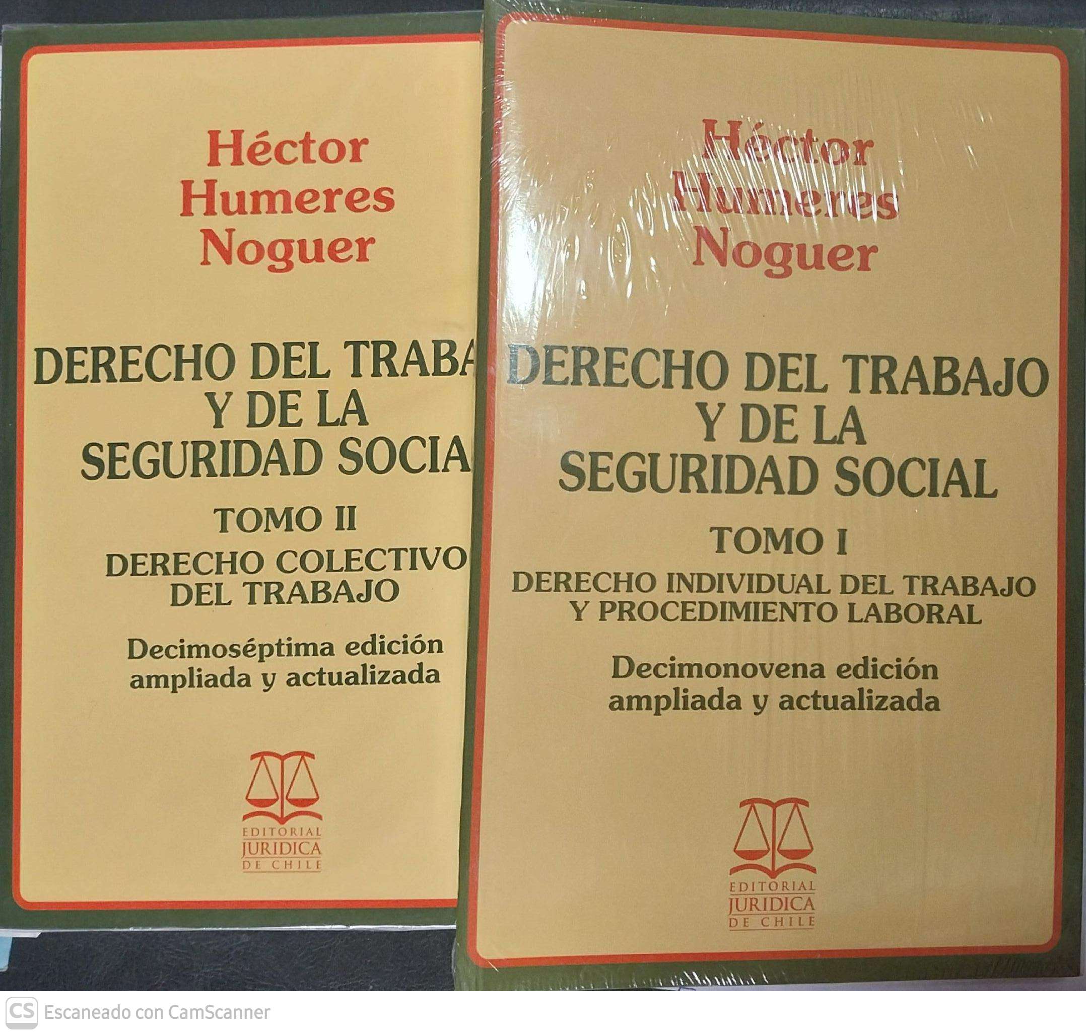 DERECHO DEL TRABAJO Y DE LA SEGURIDAD SOCIAL - Tomos I -II