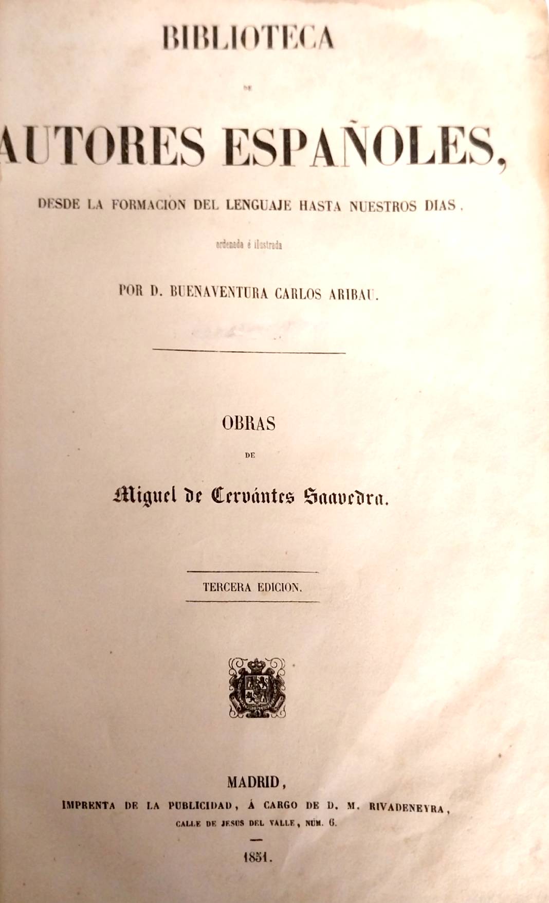 BIBLIOTECA DE AUTORES ESPAÑOLES