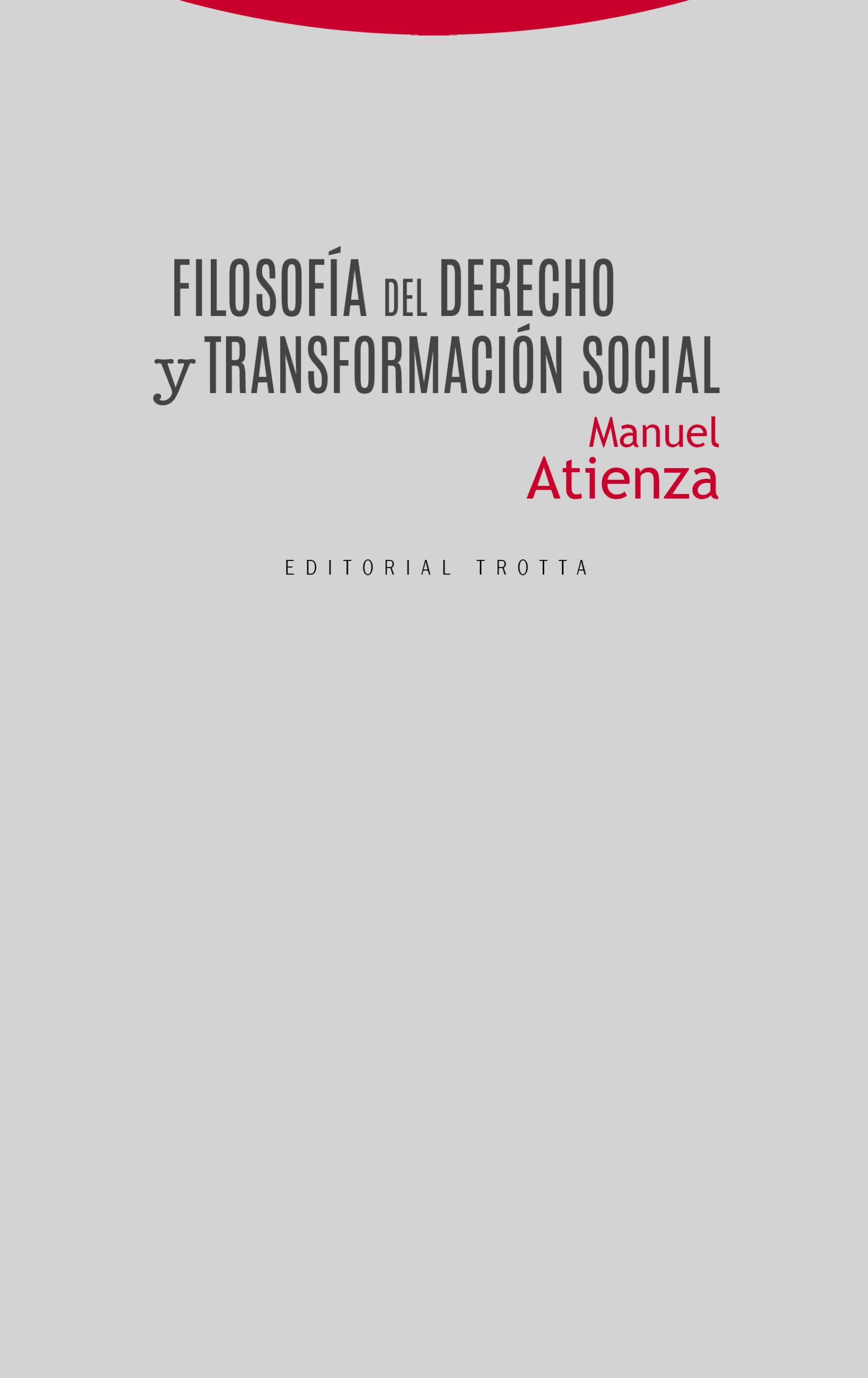 Filosofía del Derecho y Transformación Social