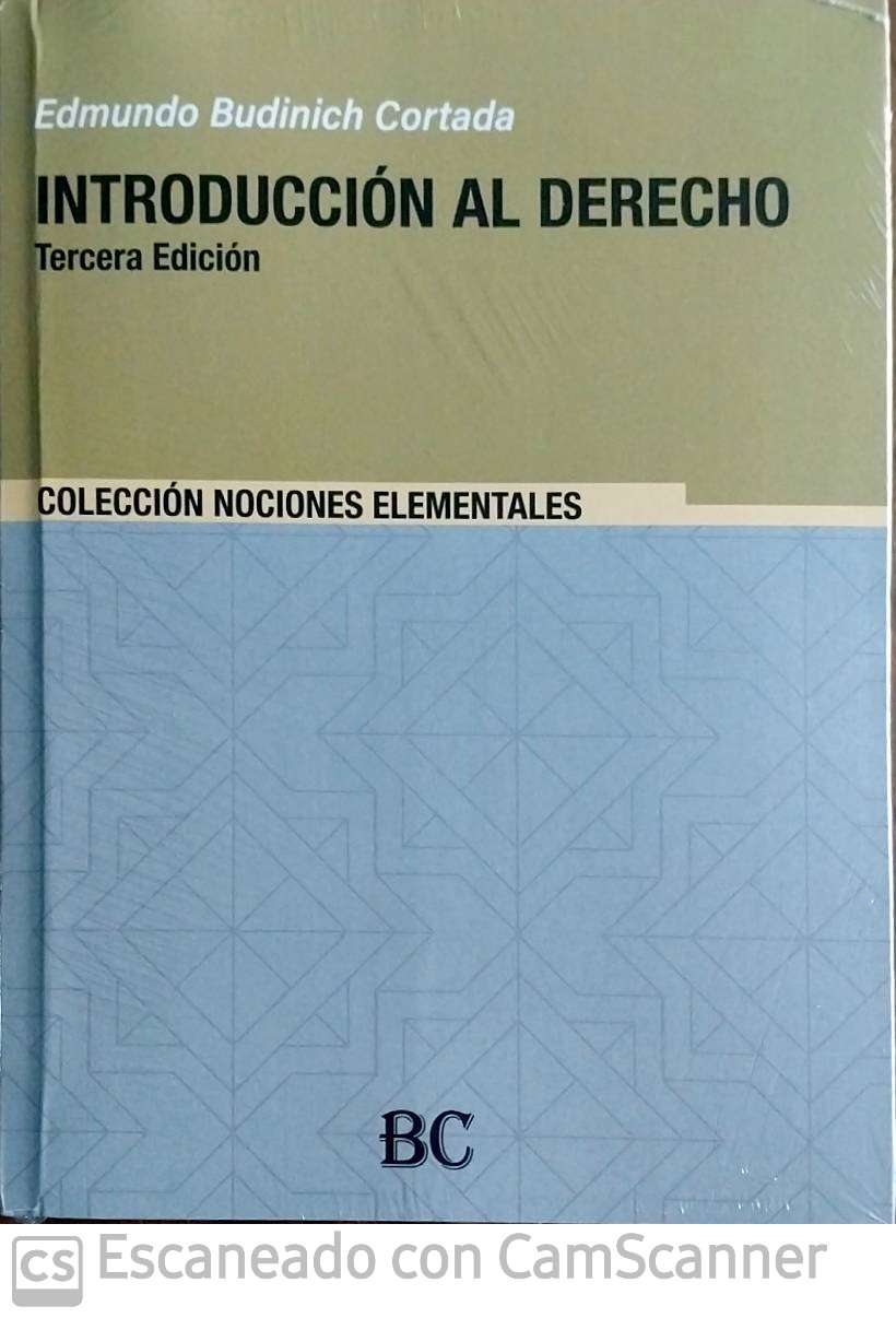 INTRODUCCIÓN AL DERECHO - Tercera  Edición