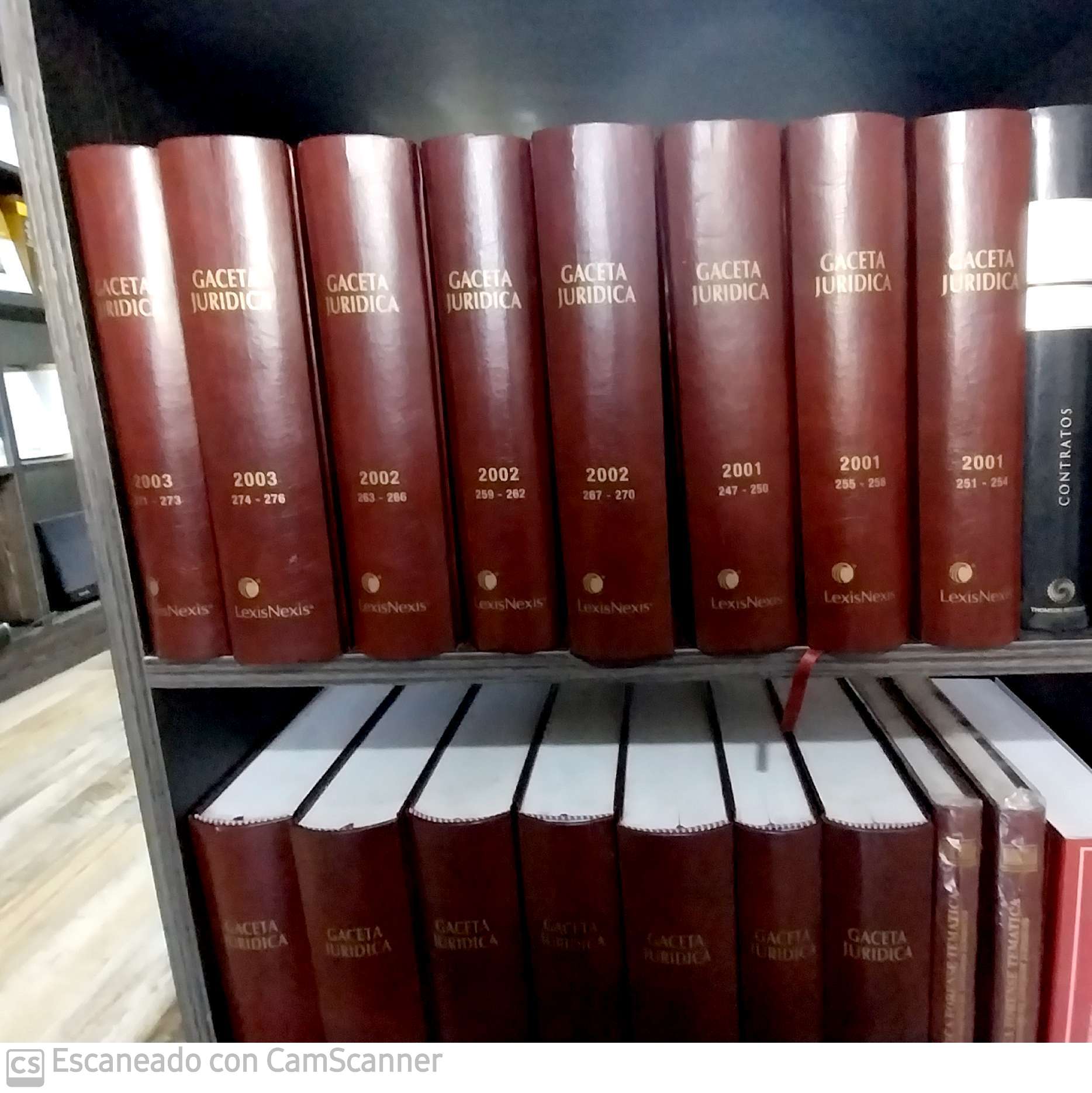 GACETA  JURÍDICA- Años- 2001 -2002 - 2003- 2004 ( 15 tomo)