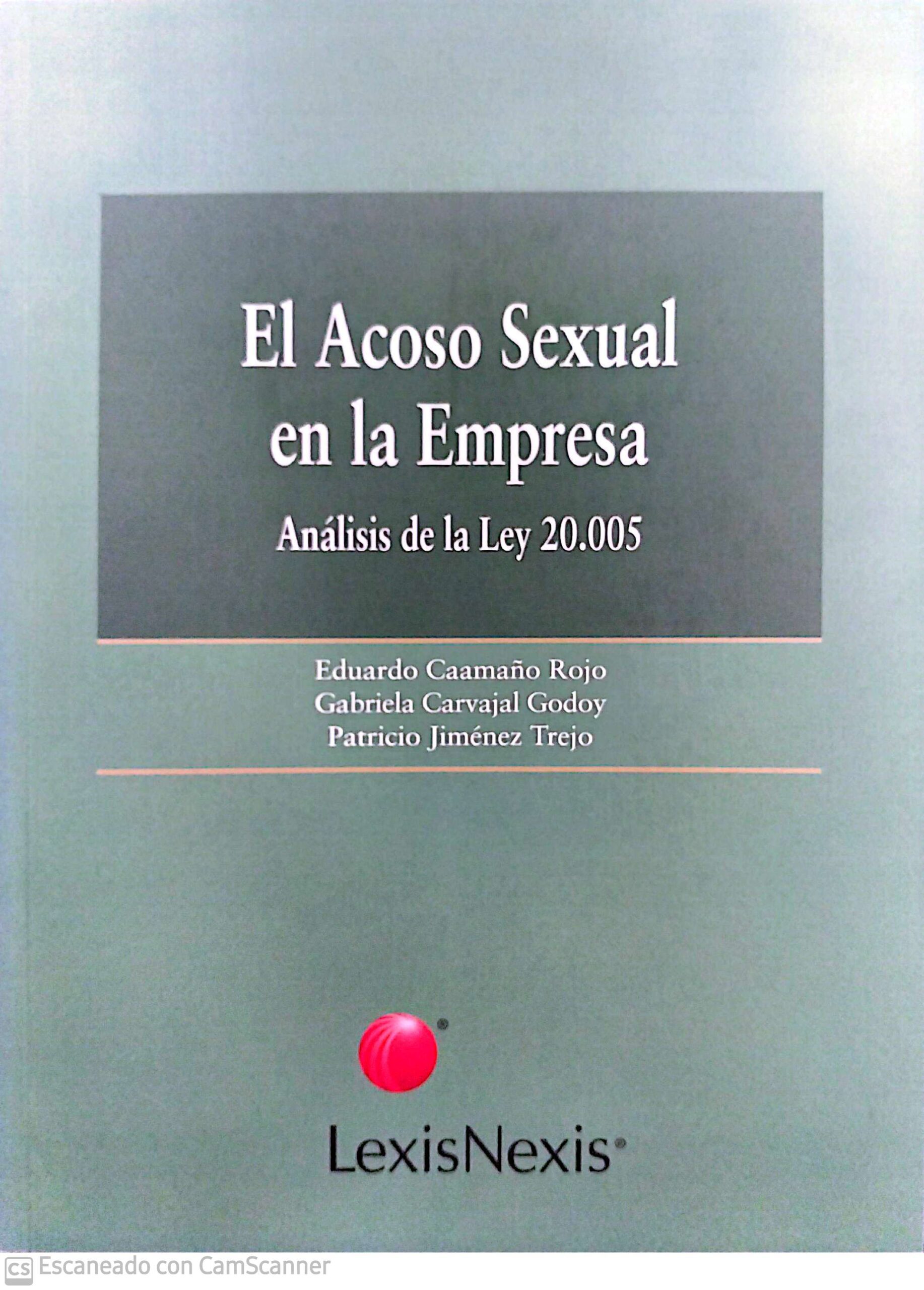 EL ACOSO SEXUAL EN LA EMPRESA - Análisis de la Ley 20.005