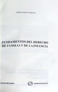 Fundamentos del Derecho de Familia y de la Infancia