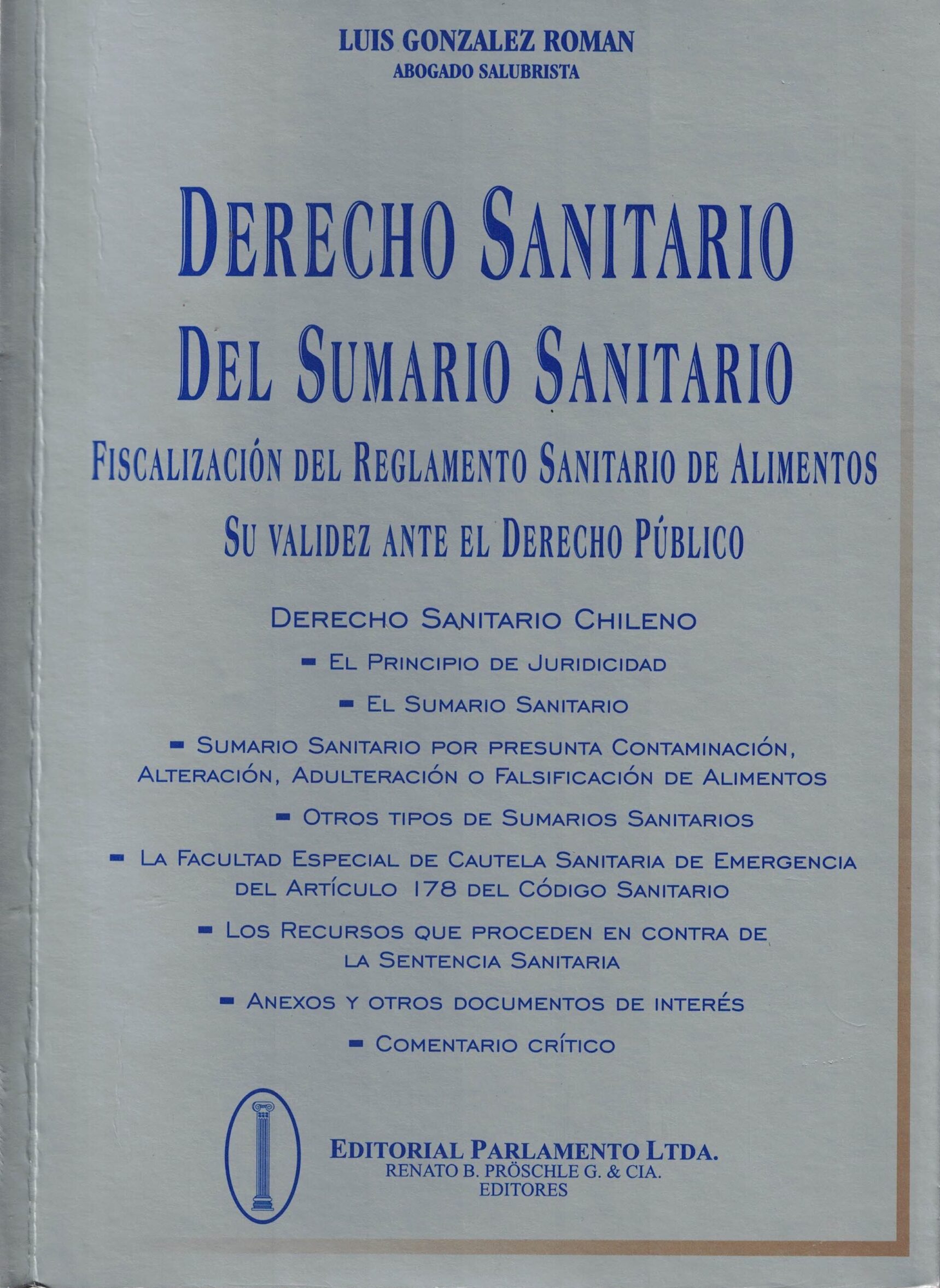 DERECHO SANITARIO DEL SUMARIO SANITARIO