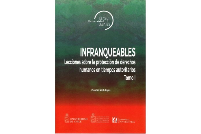 INFRANQUEABLES - TOMO I - LECCIONES SOBRE LA PROTECCIÓN DE DERECHOS HUMANOS EN TIEMPOS AUTORITARIOS