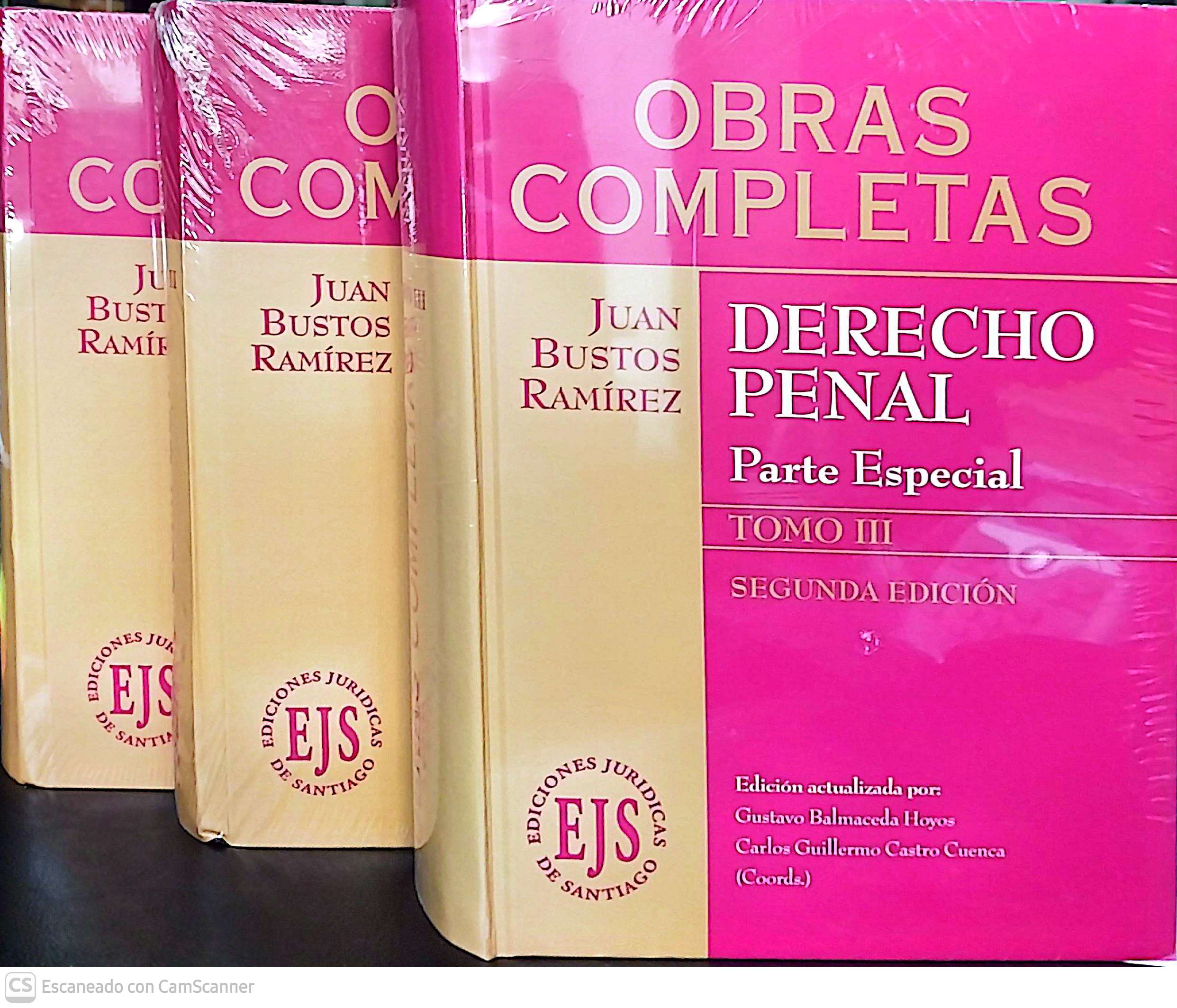 Obras completas Derecho penal Partes general y Especial - 3 Tomos