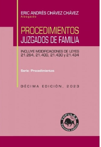 PROCEDIMIENTOS JUZGADOS DE FAMILIA 10° EDICIÓN 2023