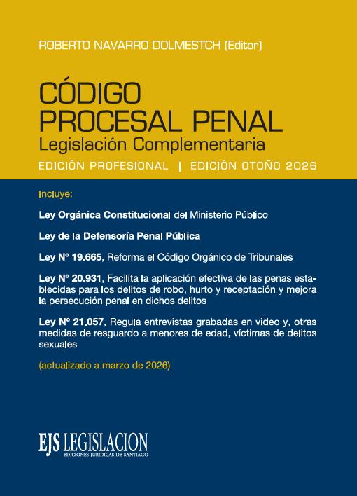 CÓDIGO PROCESAL PENAL - 2026