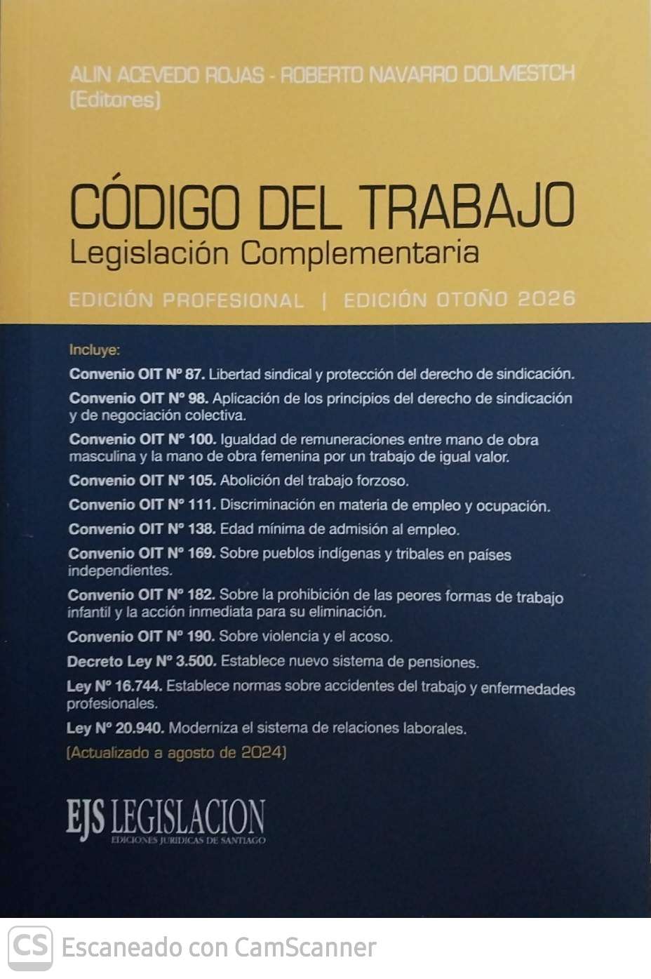 CÓDIGO DEL TRABAJO - 2026