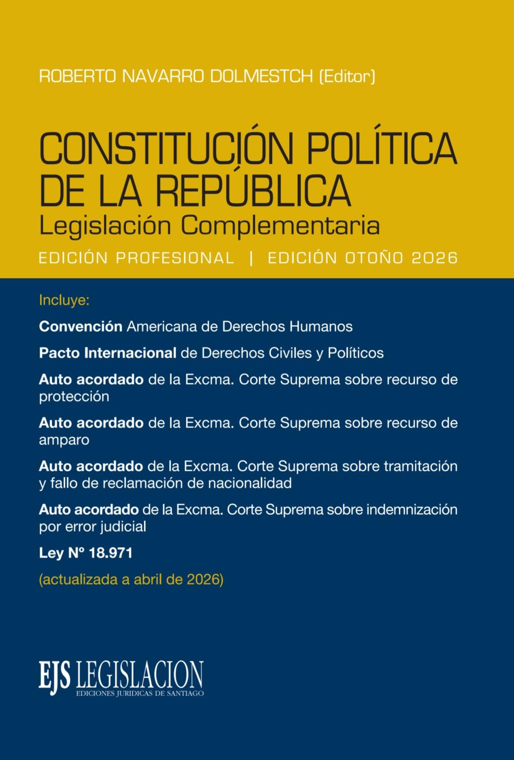 Constitución Política de la República - 2026