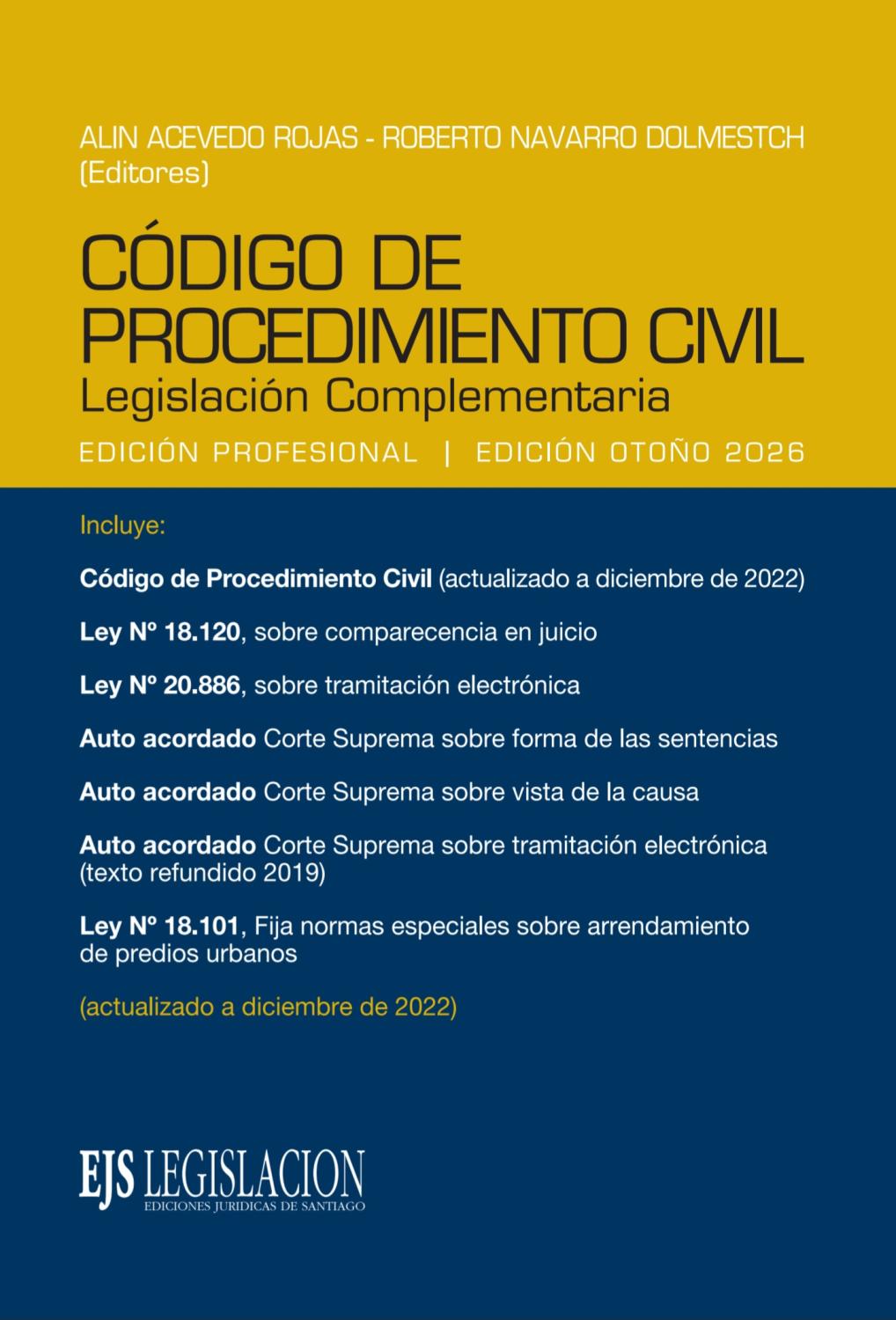 Código de Procedimiento Civil 2026